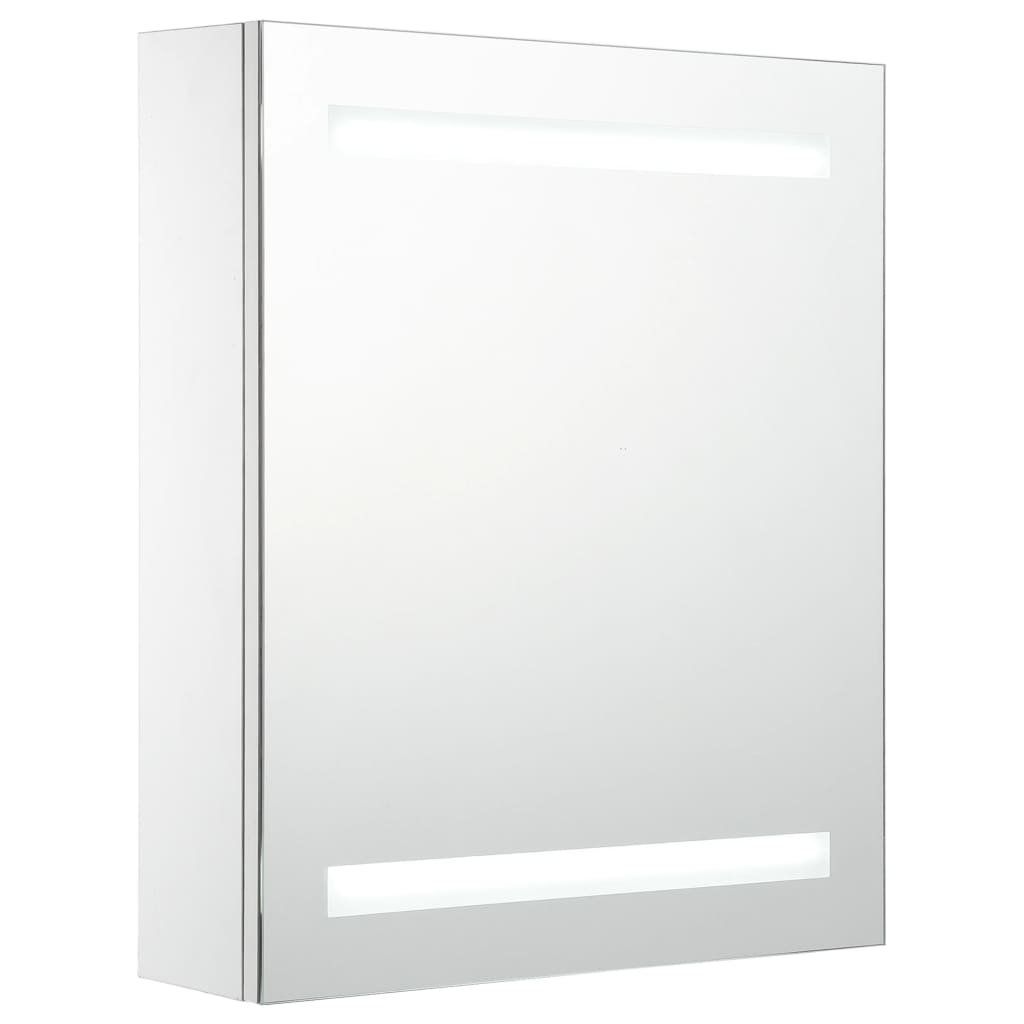 vidaXL LED Bathroom Mirror Cabinet 50x13.5x60 cm