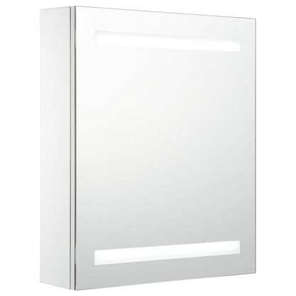 vidaXL LED Bathroom Mirror Cabinet 50x13.5x60 cm