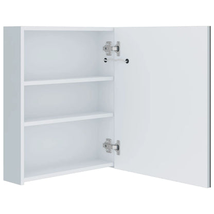 vidaXL LED Bathroom Mirror Cabinet 50x13.5x60 cm