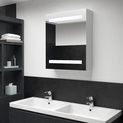 285115 vidaXL LED Bathroom Mirror Cabinet 50x13,5x60 cm