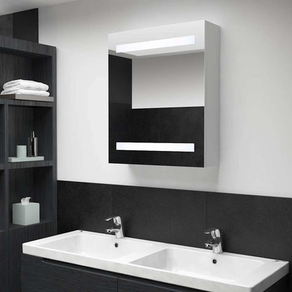 285115 vidaXL LED Bathroom Mirror Cabinet 50x13,5x60 cm