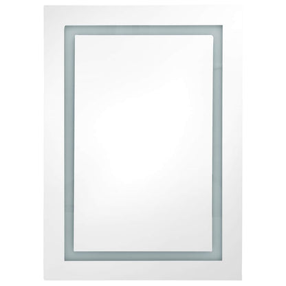 285116 vidaXL LED Bathroom Mirror Cabinet 50x13x70 cm