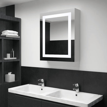 285116 vidaXL LED Bathroom Mirror Cabinet 50x13x70 cm