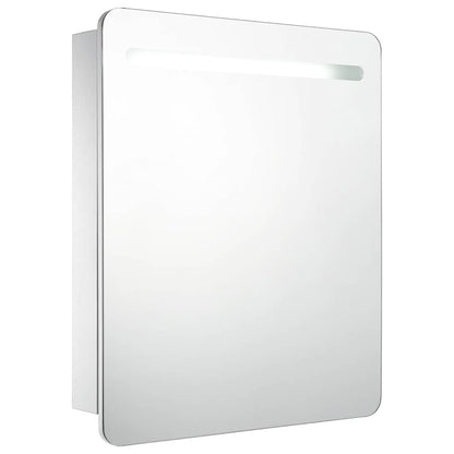 285119 vidaXL LED Bathroom Mirror Cabinet 68x9x80 cm