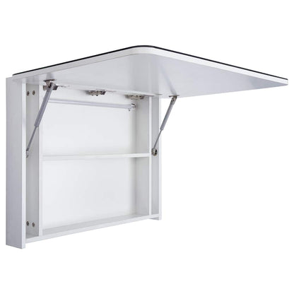 vidaXL LED Bathroom Mirror Cabinet 80x9,5x55 cm