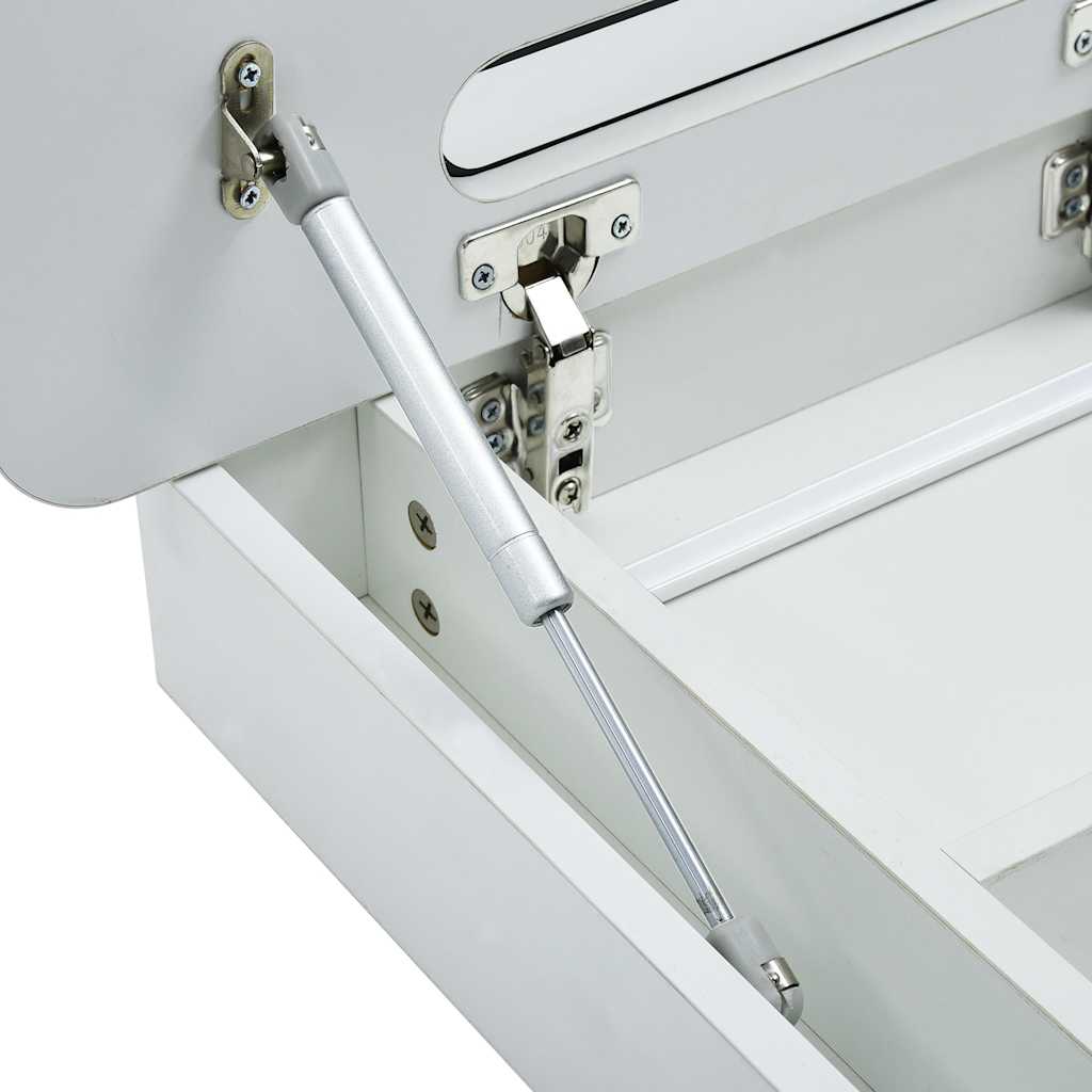 vidaXL LED Bathroom Mirror Cabinet 80x9,5x55 cm