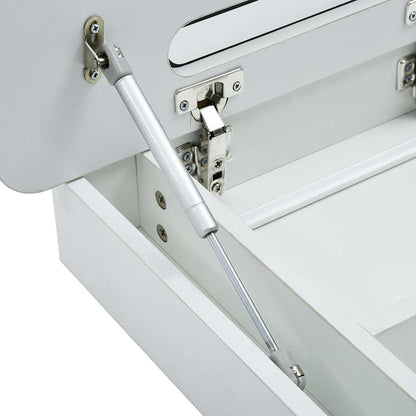 vidaXL LED Bathroom Mirror Cabinet 80x9,5x55 cm