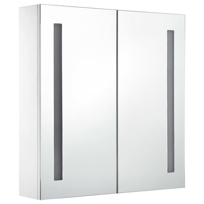 vidaXL LED Bathroom Mirror Cabinet 60x14x62 cm
