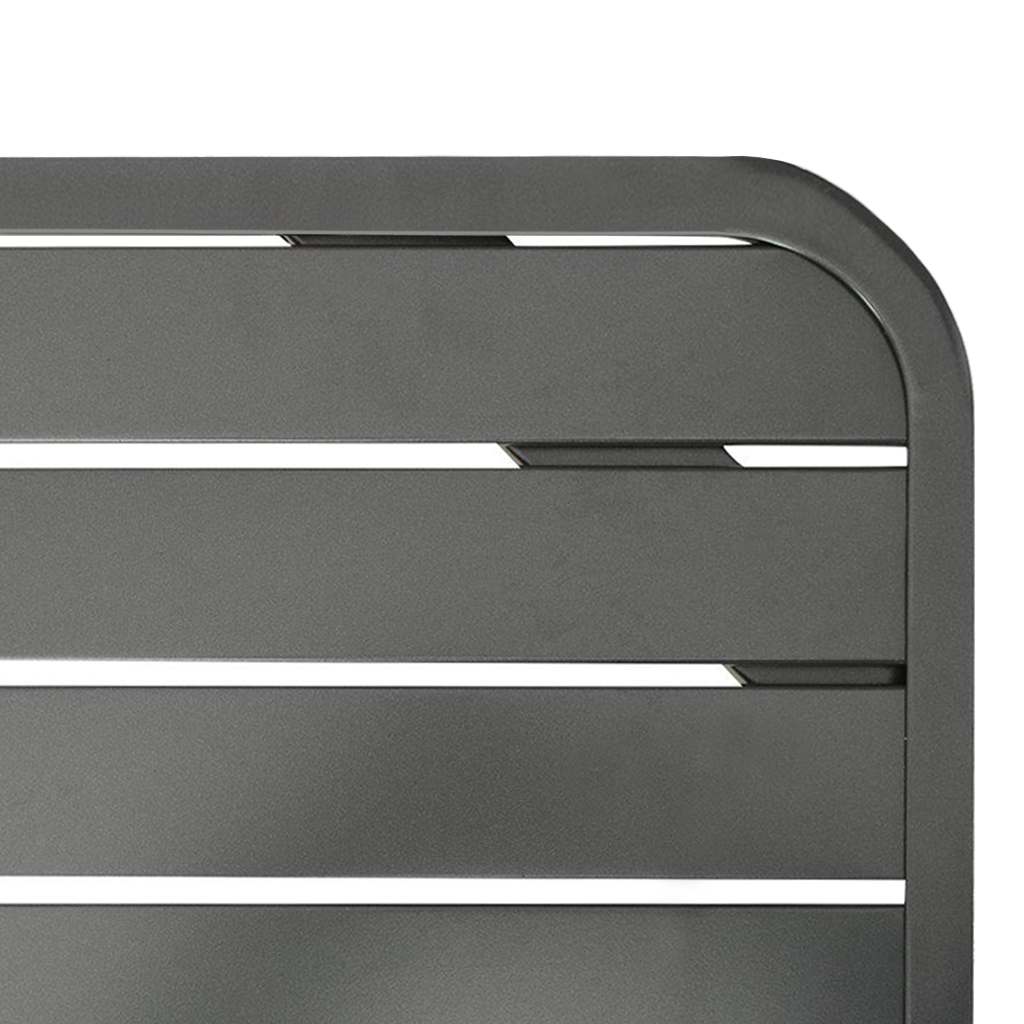 vidaXL Garden Table Dark Grey 180x83x72 cm Steel