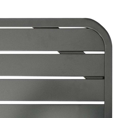 vidaXL Garden Table Dark Grey 180x83x72 cm Steel