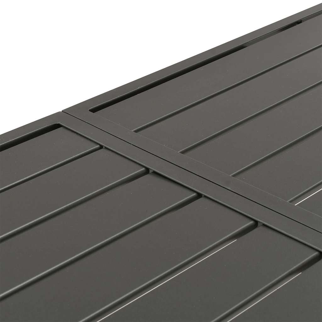 vidaXL Garden Table Dark Grey 180x83x72 cm Steel