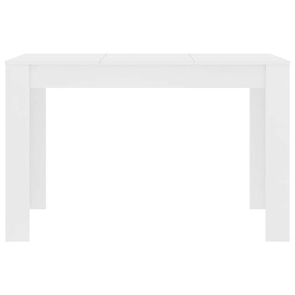 vidaXL Dining Table White 120x60x76 cm Engineered Wood