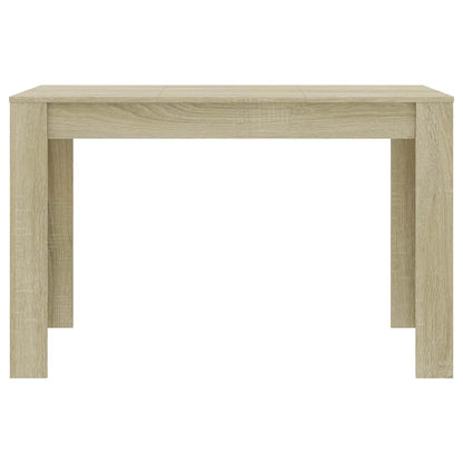vidaXL Dining Table | Sonoma Oak | Engineered Wood | 120x60x76 cm | Minimalistic