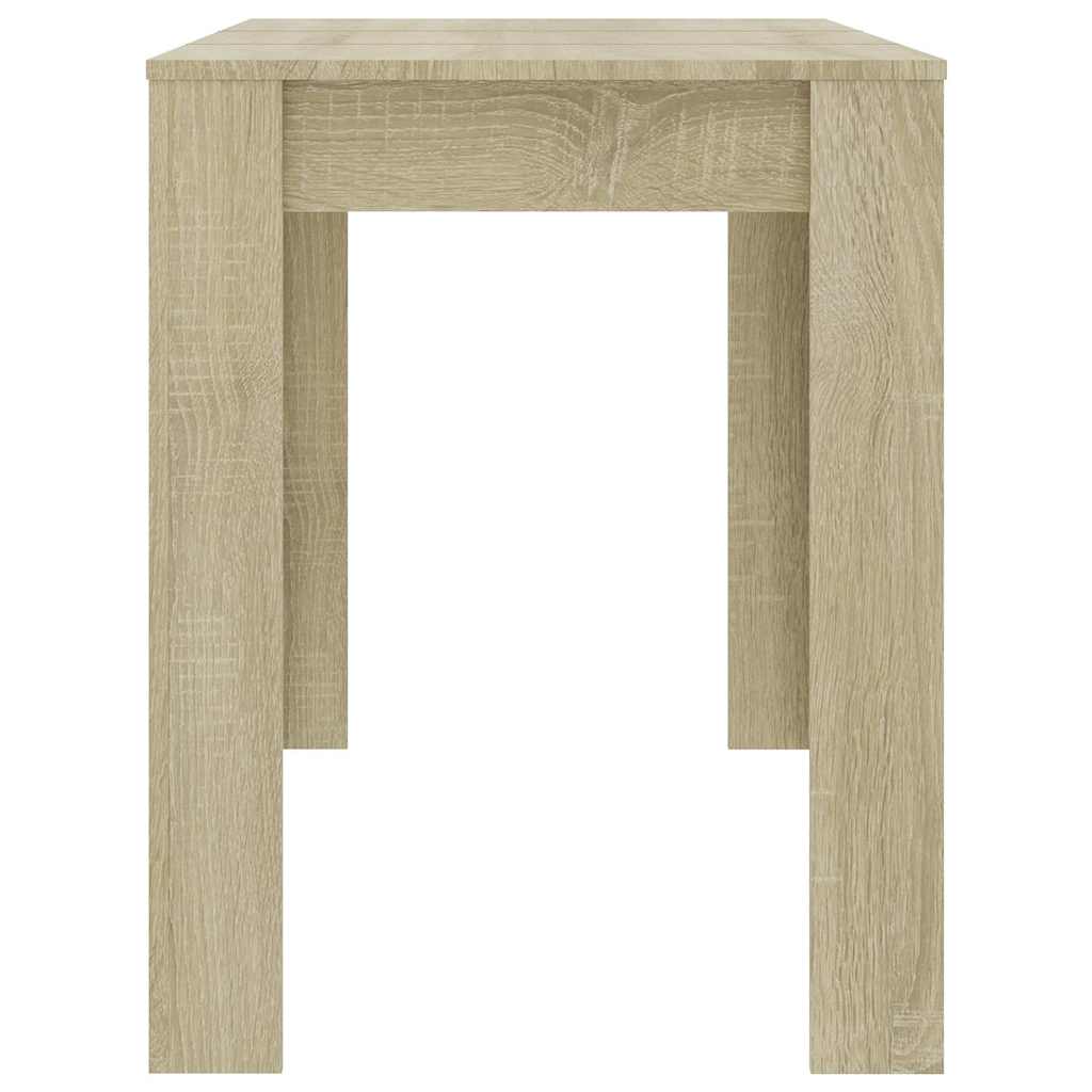 vidaXL Dining Table | Sonoma Oak | Engineered Wood | 120x60x76 cm | Minimalistic