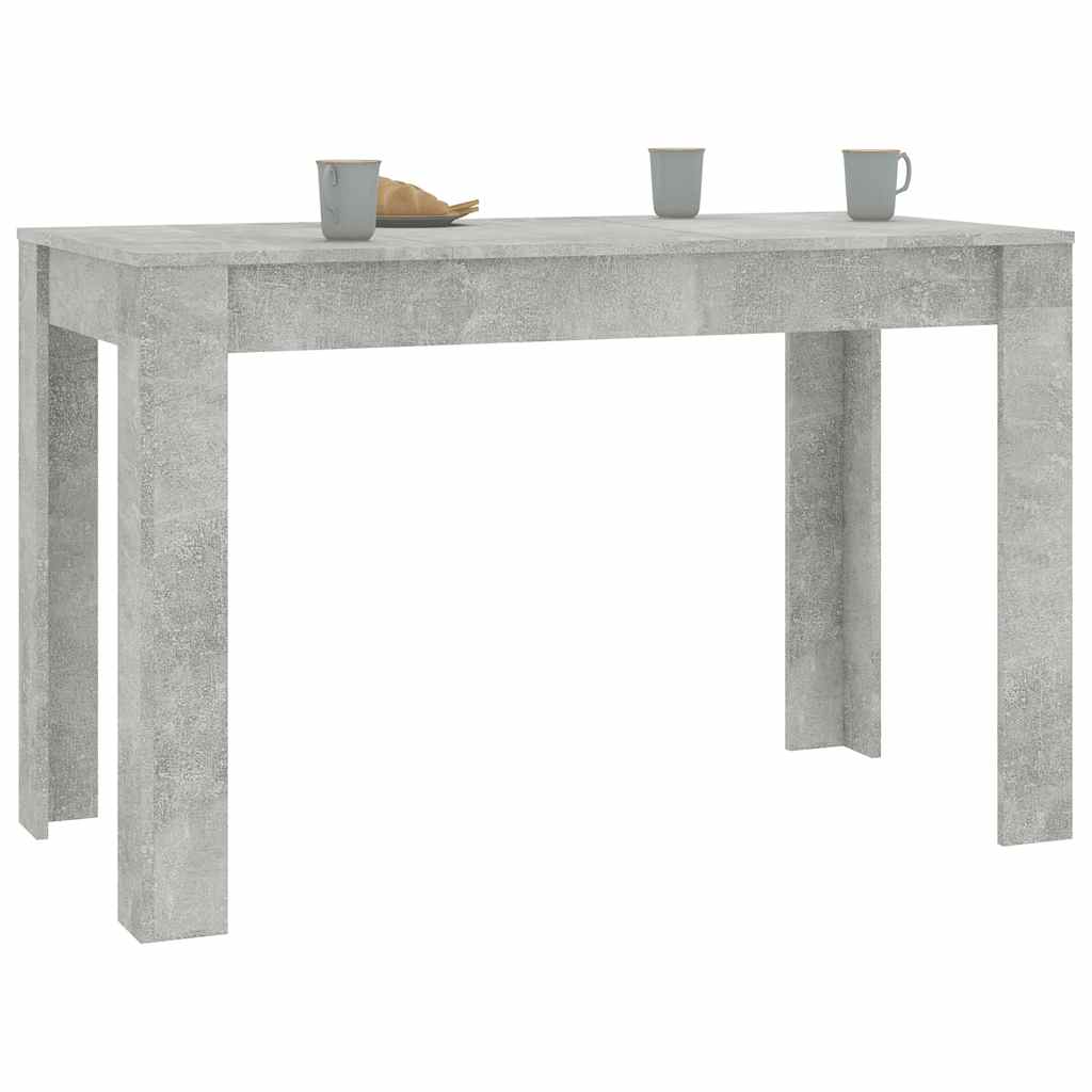 vidaXL Dining Table | Concrete grey | Engineered wood | Standard |  Durable
