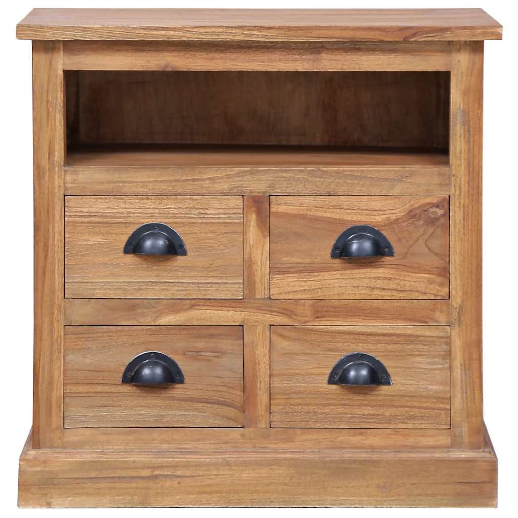 285311 vidaXL Side Cabinet 60x30x60 cm Solid Teak