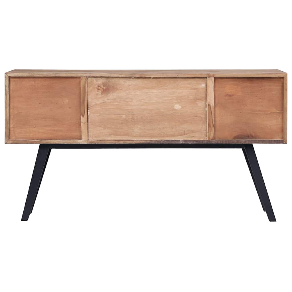 285314 vidaXL Side Cabinet 110x30x75 cm Solid Teak