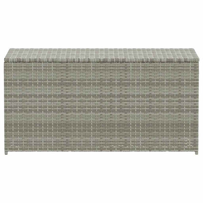vidaXL Garden Storage Box Poly Rattan 100x50x50 cm Grey