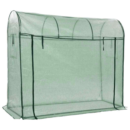 vidaXL Greenhouse with Zippered Door 200x80x170 cm