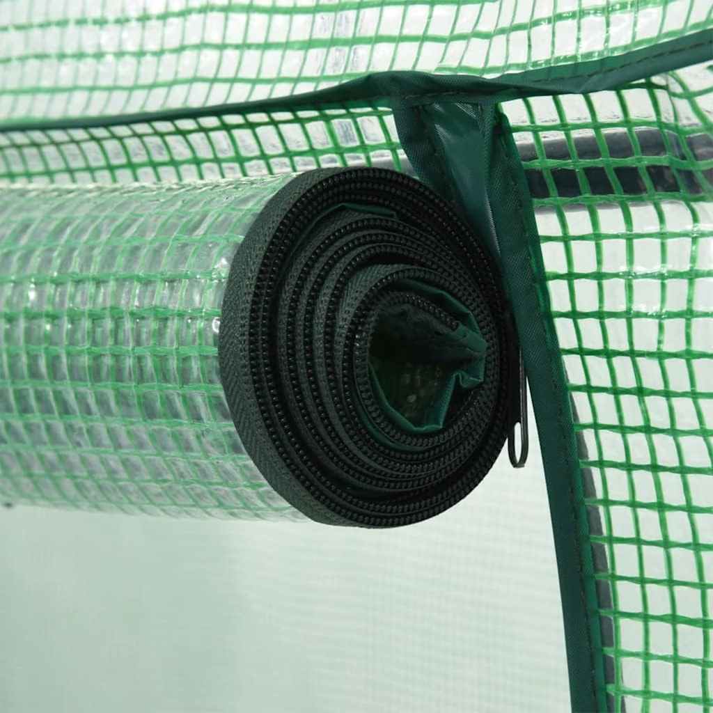 vidaXL Greenhouse with Zippered Door 200x80x170 cm