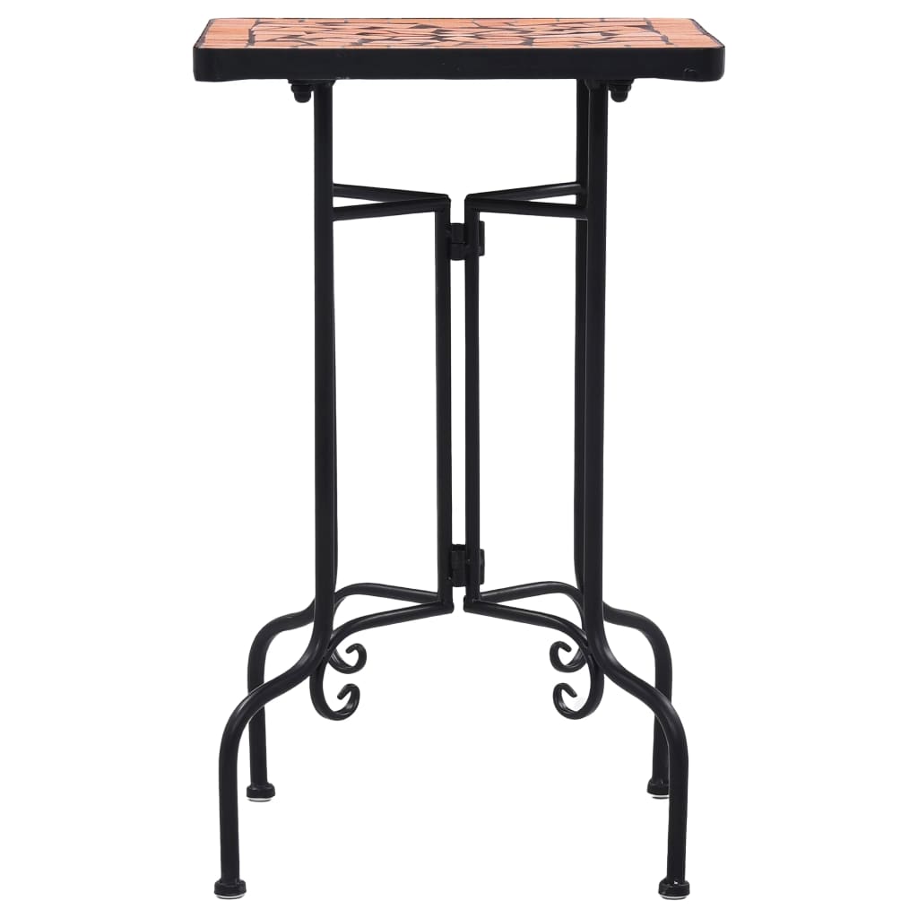 vidaXL Mosaic Side Table Terracotta Ceramic