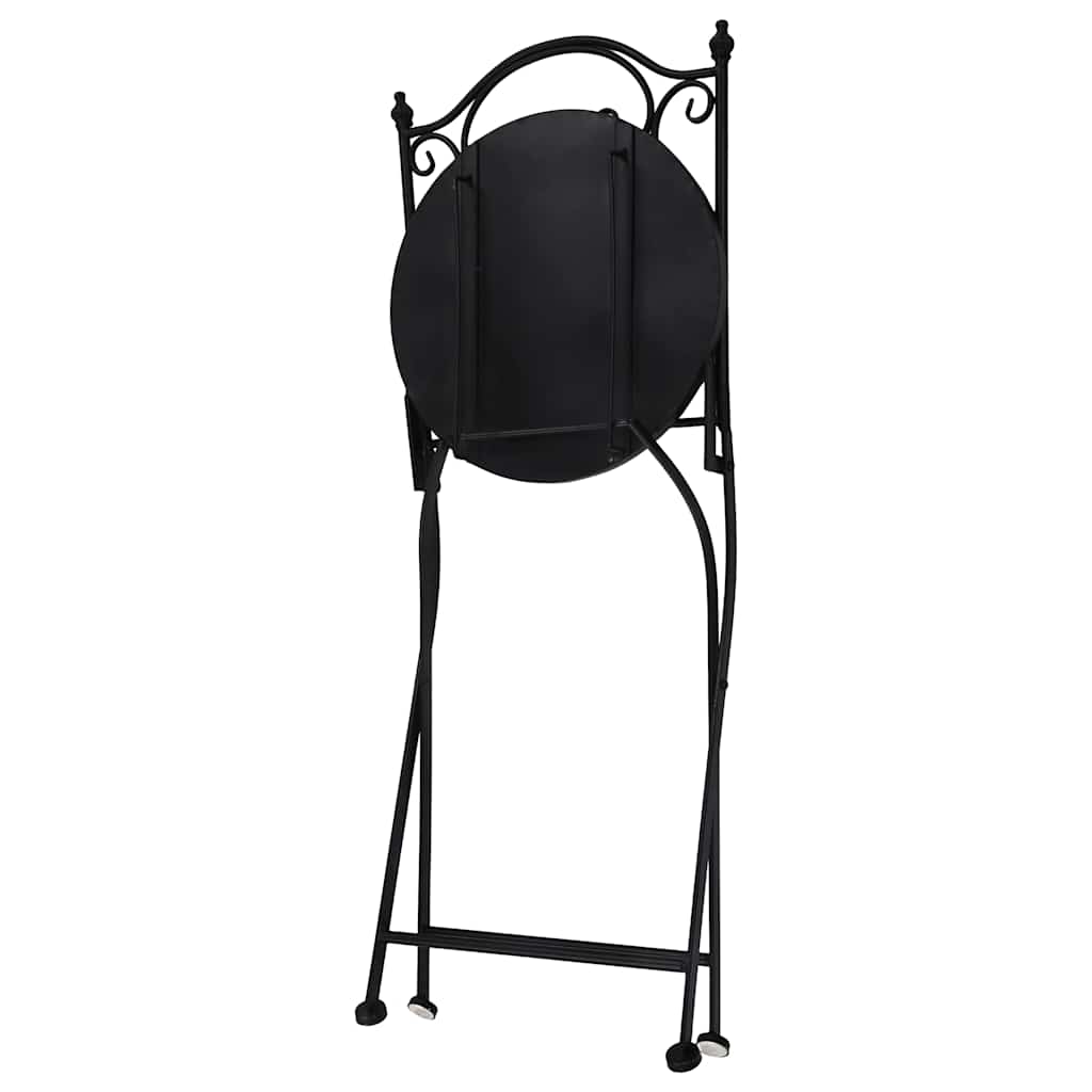 vidaXL Garden Chair | Set of 2 | Brown, Black, Cream