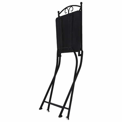 vidaXL Garden Chair | Set of 2 | Orange and Grey | Powder-coated iron, Ceramic