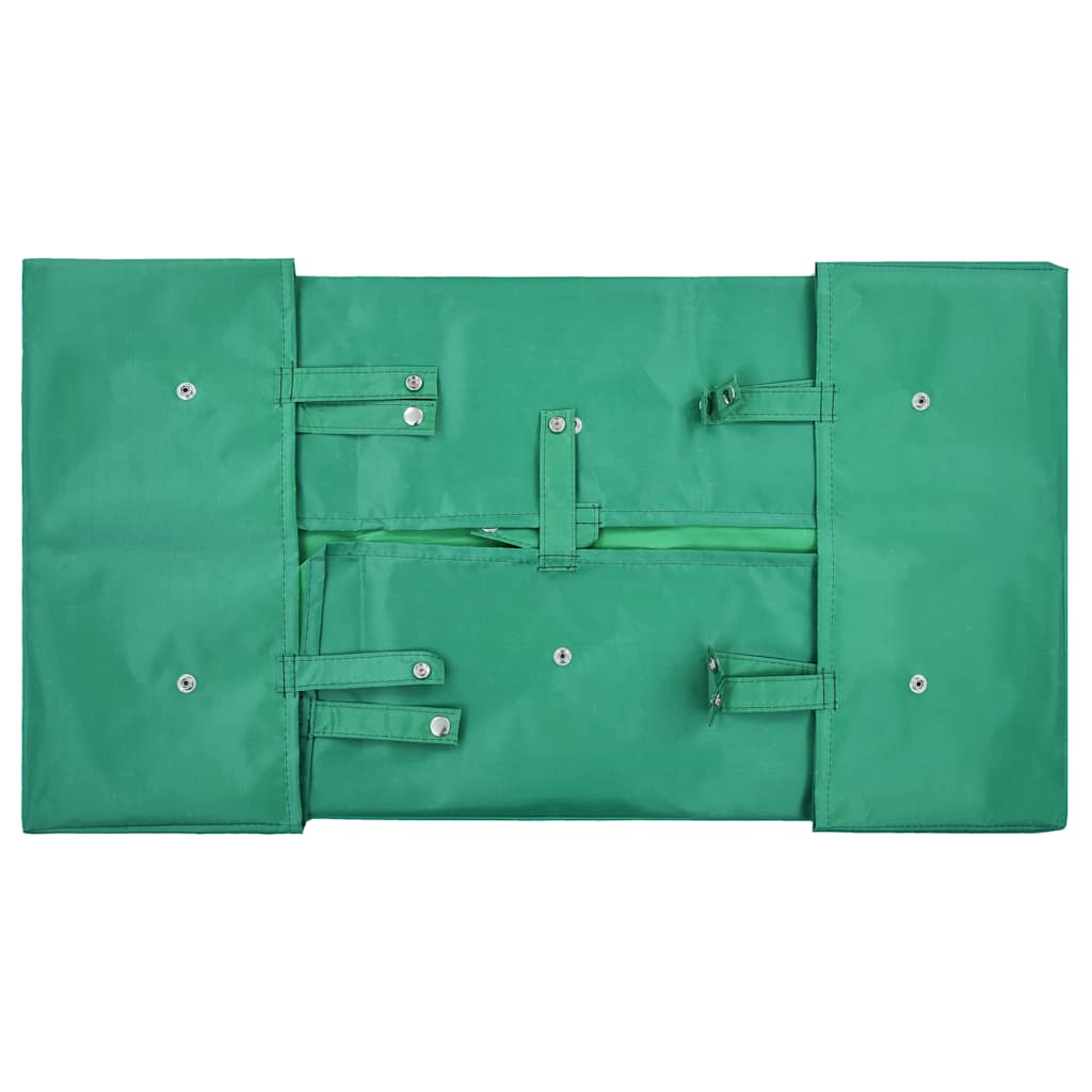vidaXL Garden Cart Liner Green Fabric