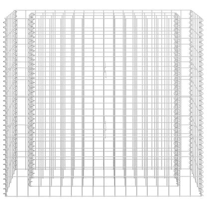 vidaXL Gabion Raised Bed Galvanised Steel 90x30x90 cm