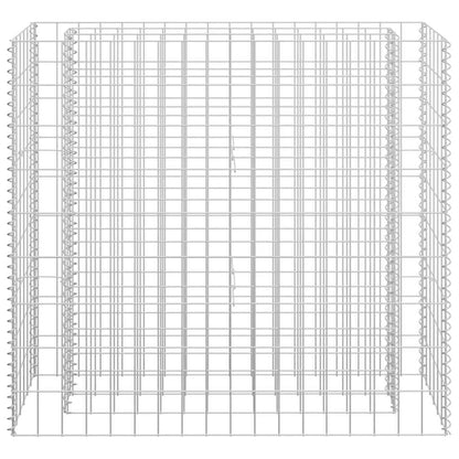145631 vidaXL Gabion Raised Bed Galvanised Steel 90x30x90 cm