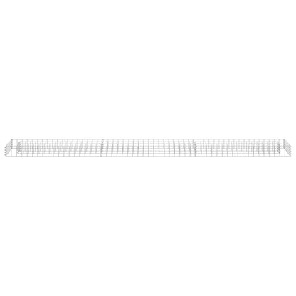vidaXL Gabion Raised Bed Galvanised Steel 270x30x10 cm