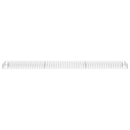 145636 vidaXL Gabion Raised Bed Galvanised Steel 270x30x10 cm
