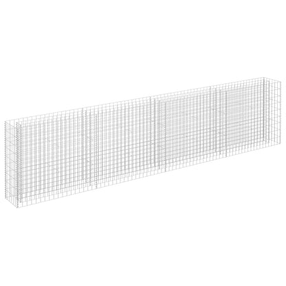 vidaXL Gabion Raised Bed Galvanised Steel 360x30x90 cm
