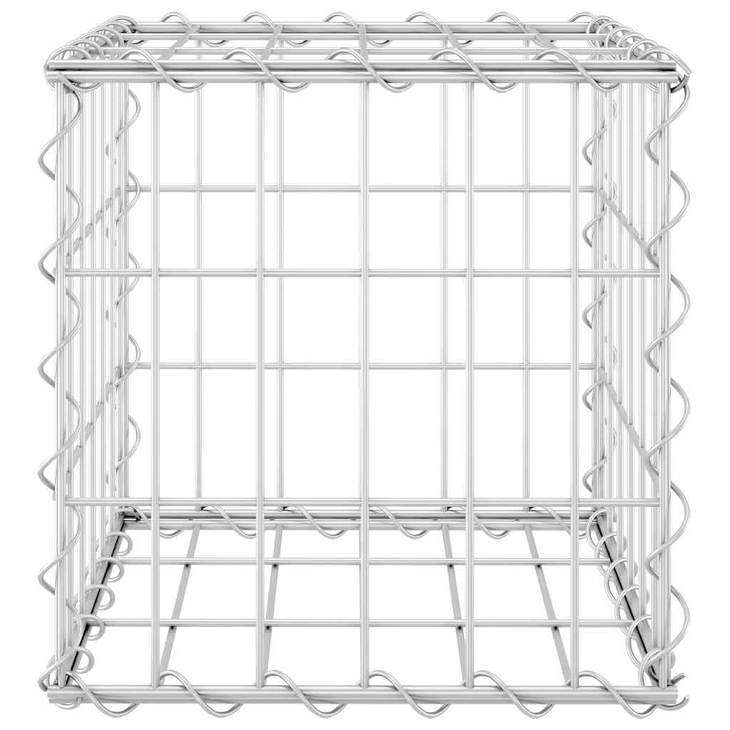 vidaXL Cube Gabion Raised Bed Steel Wire 30x30x30 cm