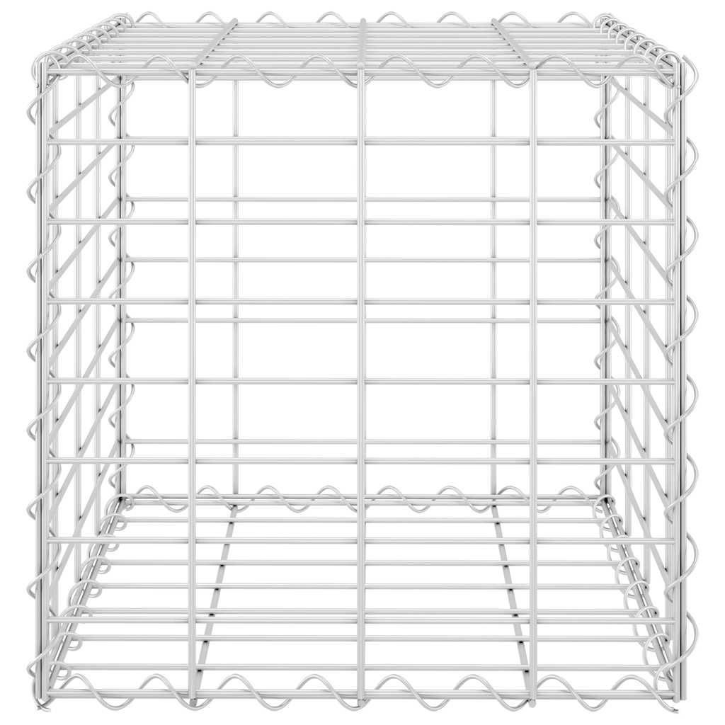 145649 vidaXL Cube Gabion Raised Bed Steel Wire 40x40x40 cm