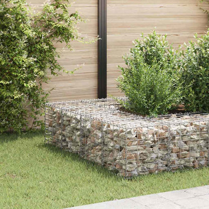 145649 vidaXL Cube Gabion Raised Bed Steel Wire 40x40x40 cm