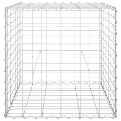 vidaXL Cube Gabion Raised Bed Steel Wire 60x60x60 cm