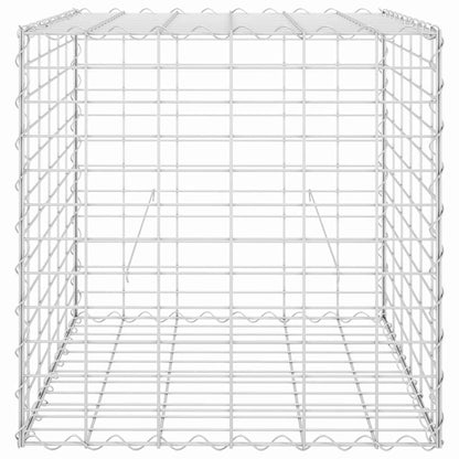 145651 vidaXL Cube Gabion Raised Bed Steel Wire 60x60x60 cm