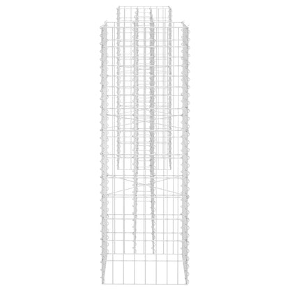 145662 vidaXL H-Shaped Gabion Planter Steel Wire 260x40x120 cm