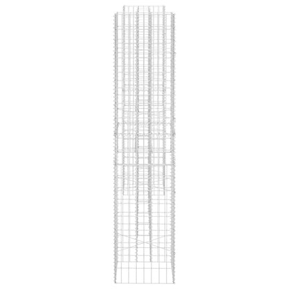 vidaXL H-Shaped Gabion Planter Steel Wire 260x40x180 cm