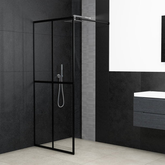 vidaXL Walk-in Shower Screen Clear Tempered Glass 118x190 cm