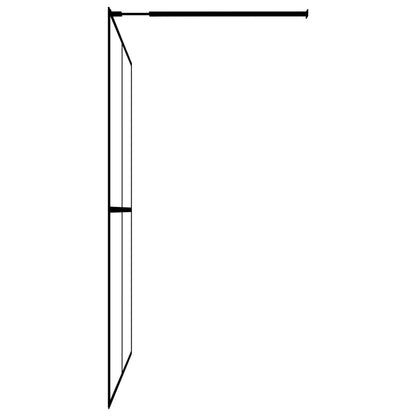 vidaXL Walk-in Shower Screen Frosted Tempered Glass 90x195 cm