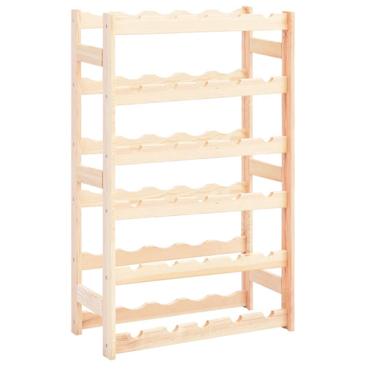 286194 vidaXL Wine Rack for 30 Bottles Pinewood