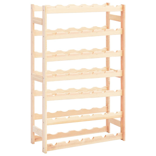 286195 vidaXL Wine Rack for 42 Bottles Pinewood