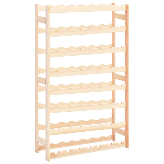 286196 vidaXL Wine Rack for 56 Bottles Pinewood