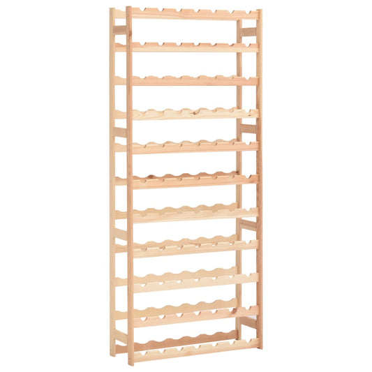 286197 vidaXL Wine Rack for 77 Bottles Pinewood