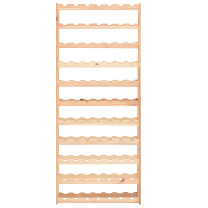 vidaXL Wine Rack for 77 Bottles Pinewood