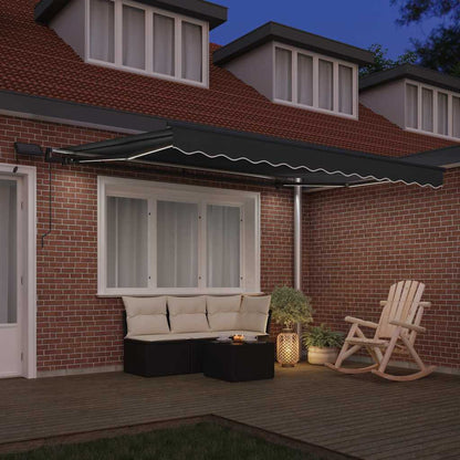 vidaXL Awning Frame Anthracite 3.5 x 2.5 m Aluminium