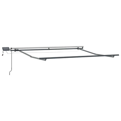 vidaXL Awning Frame Anthracite 3.5 x 2.5 m Aluminium