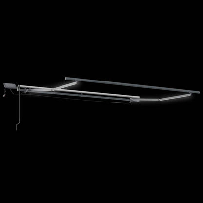 vidaXL Awning Frame Anthracite 3.5 x 2.5 m Aluminium